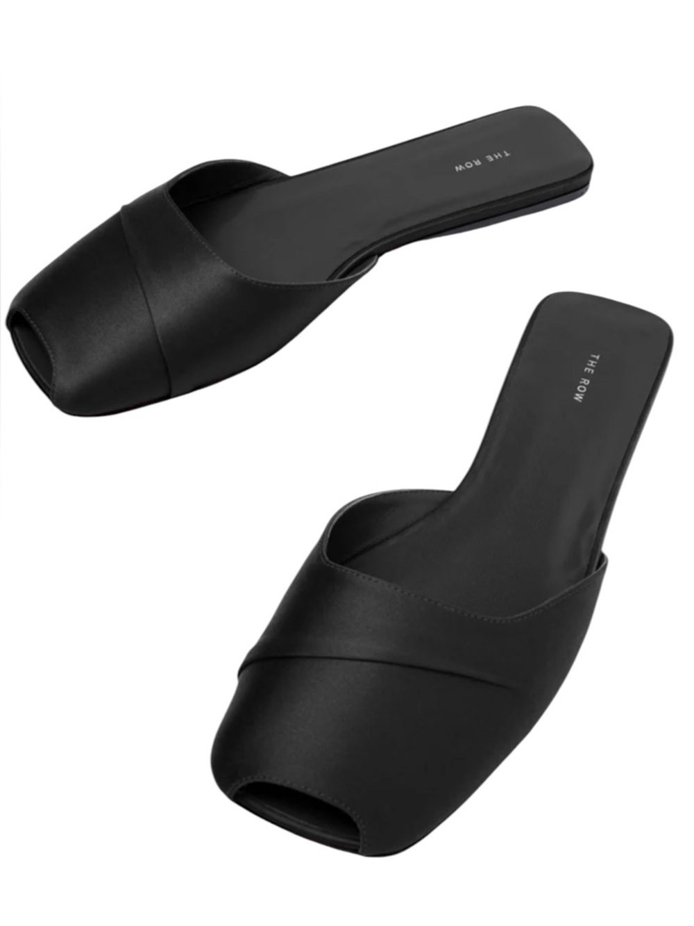 The Row Milla Satin Slides